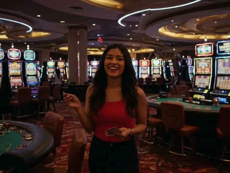 lk21 vivamax casino joy captured in a confident winning smile.