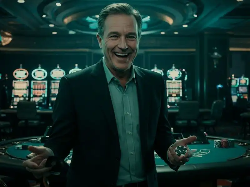 Vivamaxhd ph poker winner holding chips with a proud smile.