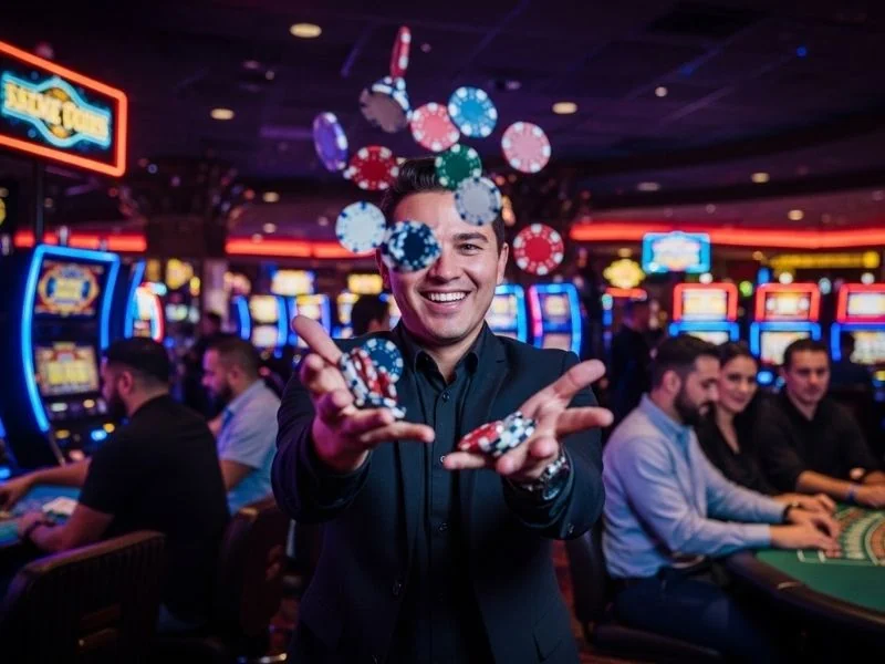 Christine Vivamax Smiling Player Celebrating In Casino celebration scene