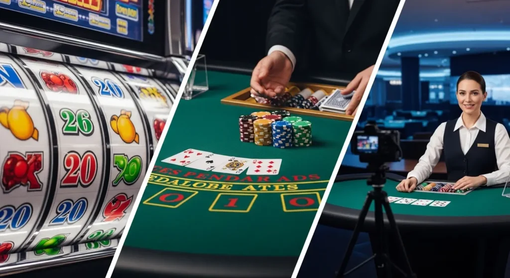 Slots and table games available at Ava Mendez Viva Max online casino