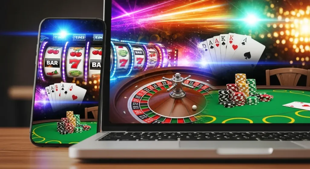 Popular online casino games for Filipino players including slots, poker, and live dealer tables