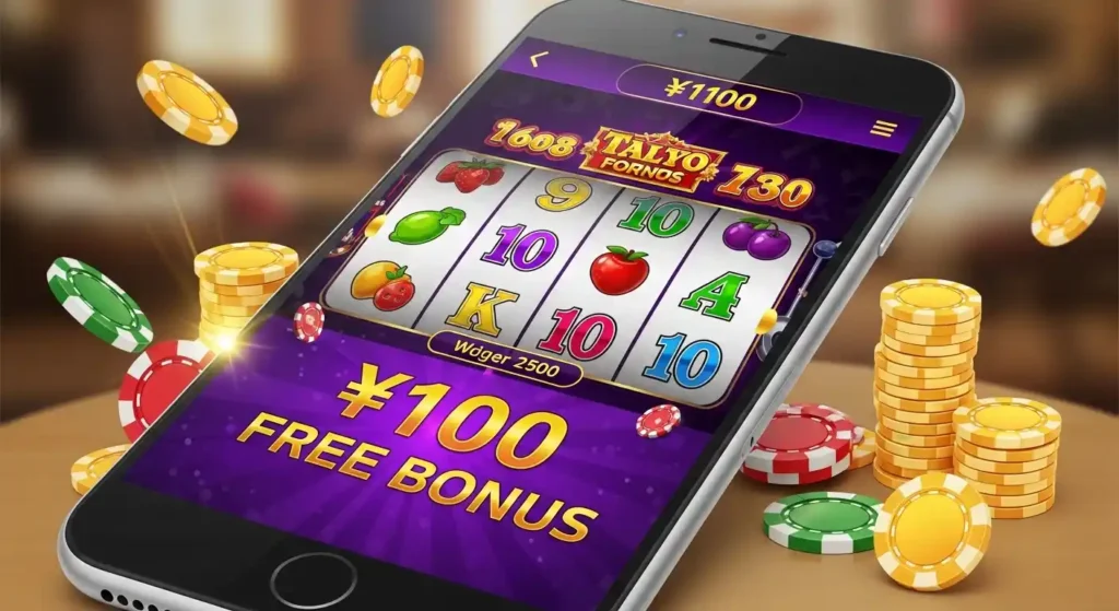 Free 100 Online Casino bonus on mobile for Pinoy players