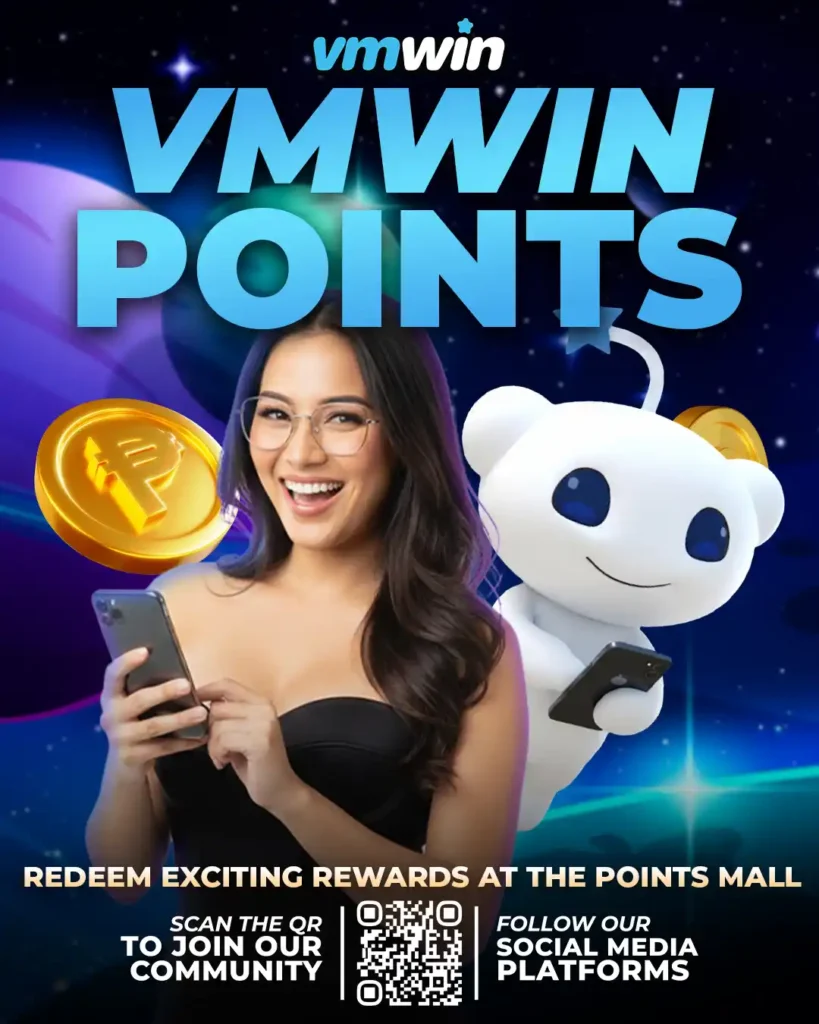 Vivamaxwin guides showing how to redeem points for exciting rewards on the Vmwin platform dashboard