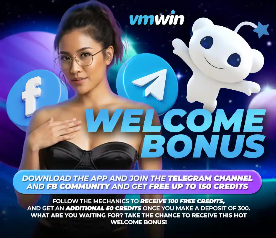 Vivamaxwin guides showing welcome bonus details in Vmwin casino promotions image
