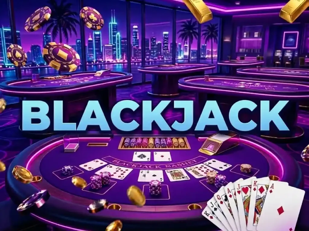 Blackjack table game in Vmwin (Vivamaxwin) highlighting table games available on the platform for online casino entertainment.