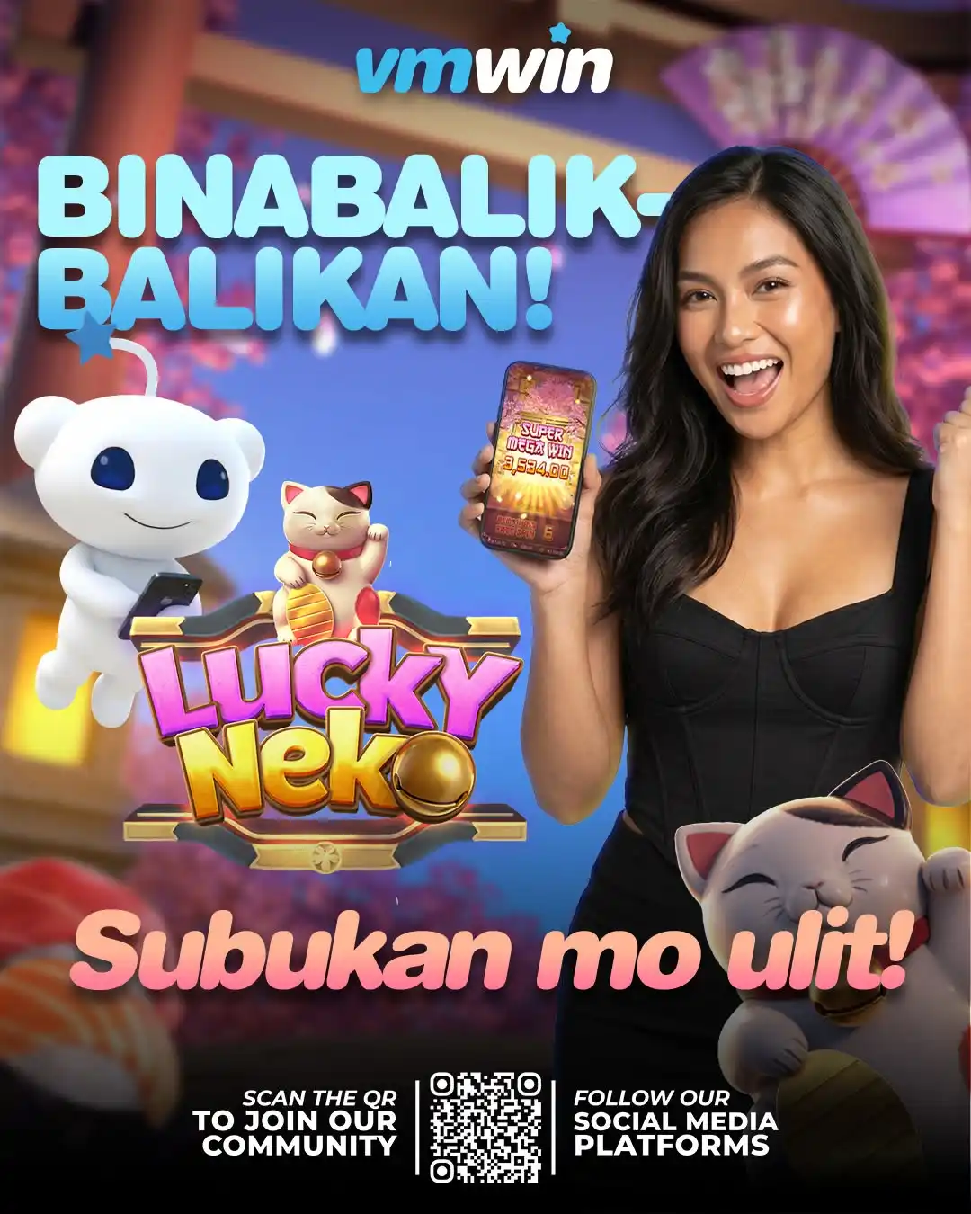Check valid turnover guide for players who want to subukan maglaro ng Lucky Neko sa VMWin (Vivamaxwin) casino.