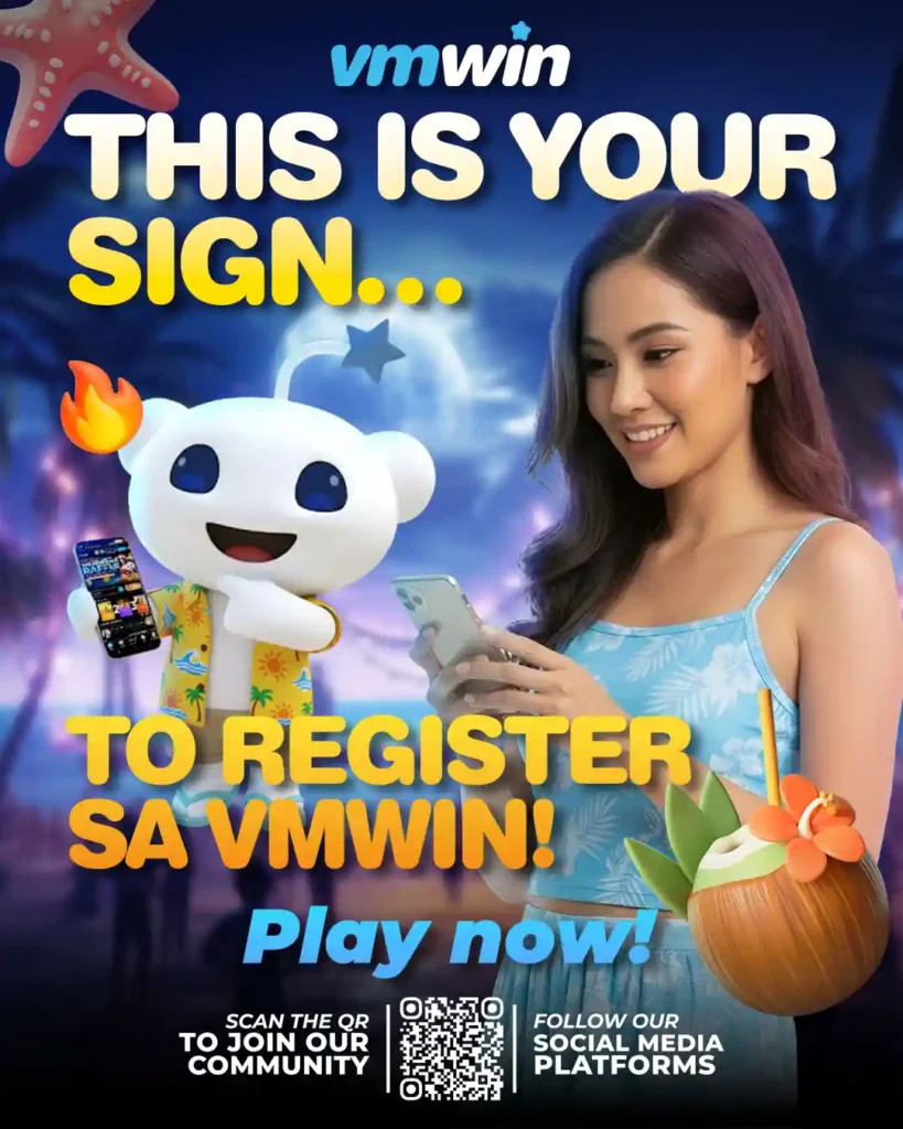 Promotions sa Vivamaxwin (VMWin) registration page with player ready to enjoy exciting online casino games.