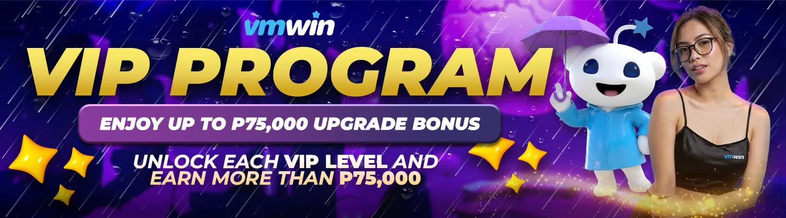VMWin (Vivamaxwin) promotions VIP program where players can enjoy and unlock each VIP level